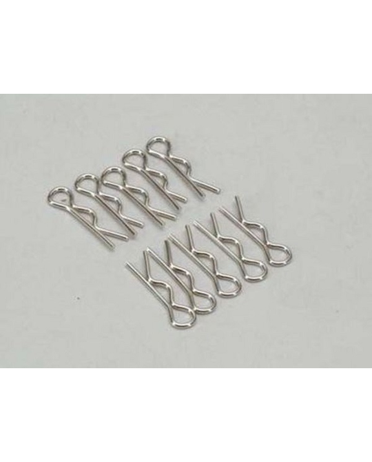 Body Clips small (22 x 7mm) 10 per pk -  227