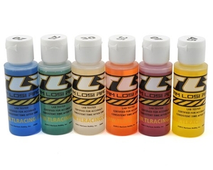 Shock Oil 6Pk,20,25,30,35,40,45 -  TLR74020-fuels,-oils-and-accessories-Hobbycorner