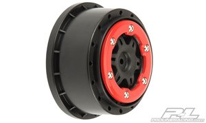 Short Course -  Split Six 2.2"/3.0" Red/Black Bead- Loc Rear Wheels for SC10 -  2717- 04-wheels-and-tires-Hobbycorner