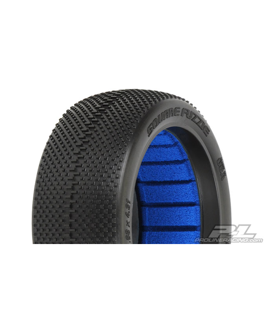 Square Fuzzie M3 (Soft) Off- Road 1:8 Buggy Tires -  9042- 02