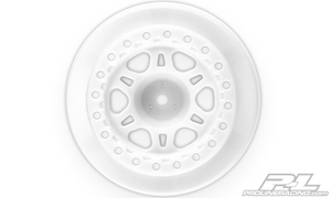 Short Course -  Split Six 2.2"/3.0" White one- piece Wheels -  2721- 04-wheels-and-tires-Hobbycorner