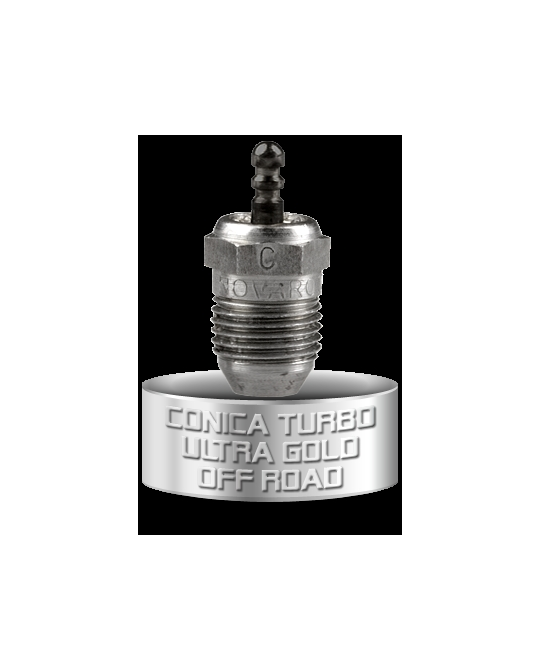 Conical Turbo Gold Glowplug for ambient temperature: 10°C/25°C -  C6TGC