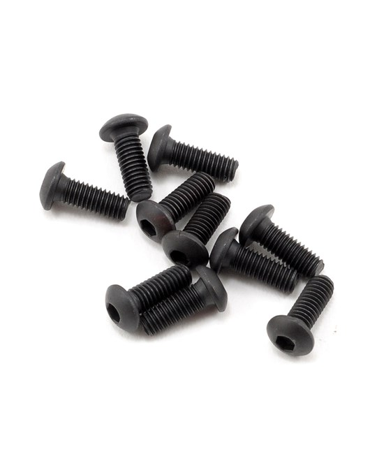 Button Head Screws, M3 x 8mm (10) -  TLR5902