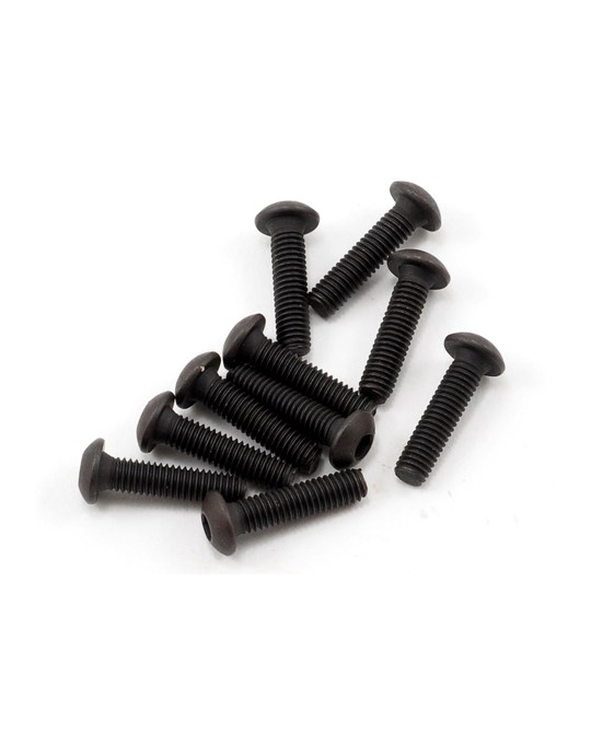 Button Head Screws, M3 x 12mm (10) -  TLR5904