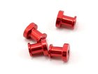 THE Lightweight Aluminium Shock Holder (4 pcs Red) -  JQB0247