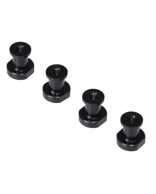 THE Lightweight Aluminium Shock Holder (4pcs Black) -  JQB0249