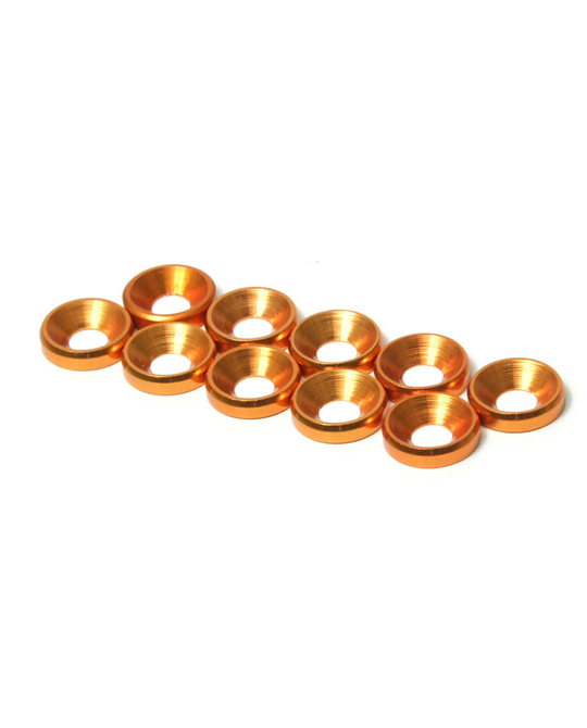 THE M3 Countersunk Washer 10pcs (Gold) -  JQA0028