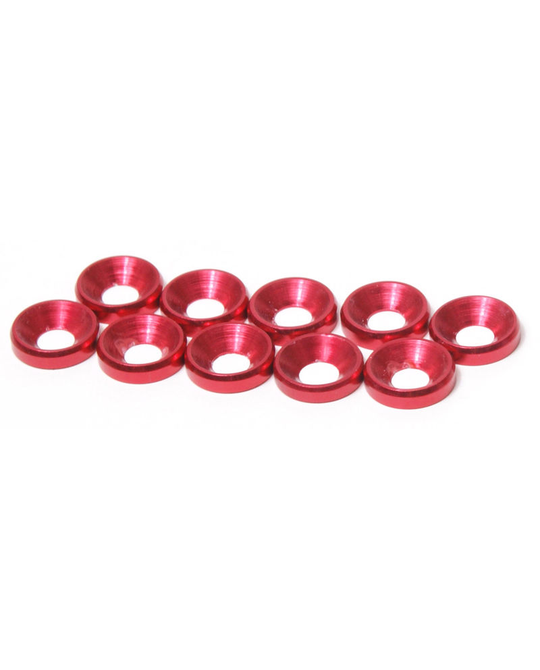 THE M4 Countersunk Washer 10pcs (Red) -  JQA0035