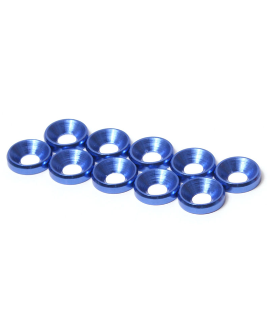 THE M4 Countersunk Washer 10pcs (Blue) -  JQA0036