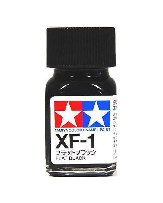 XF1 Enamel Flat Black -  8101