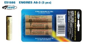 Standard Rocket Engine A8- 3 (3PCS) -  ES1598-rockets-Hobbycorner