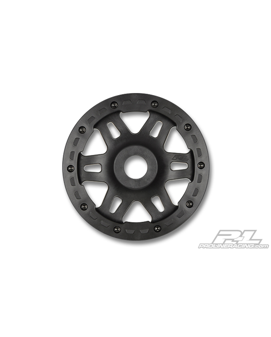 1:5 -  Split Six Black/Black Bead- Loc Front Wheels for Baja 5T -  2718- 03