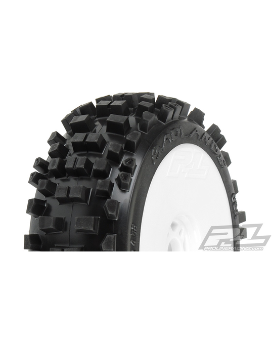 Badlands XTR (Firm) All Terrain 1:8 Buggy Tires Mounted -  9021- 18