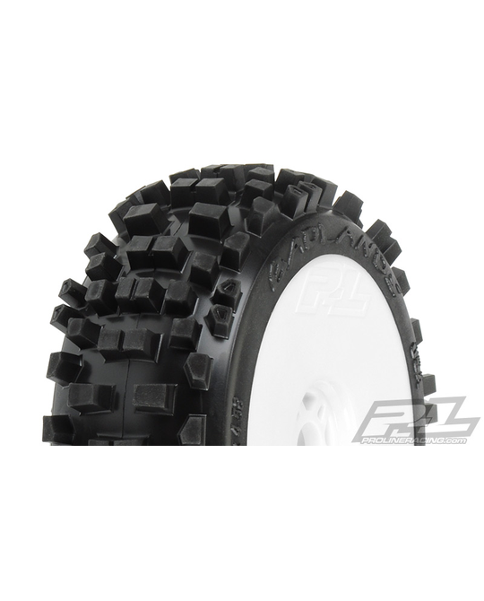 Badlands XTR (Firm) All Terrain 1:8 Buggy Tires Mounted -  9021- 18