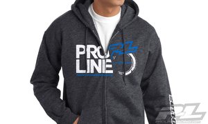 Charcoal Zip- up Hoodie -  S -  9807- 01-apparel-Hobbycorner