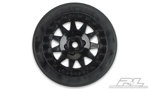 Short Course -  F- 11 2.2"/3.0" Black Wheels for PRO- 2 SC, SCTE 4x4, SC10RS 2WD, SC10 4x4, SCT410 and all ProTrac Kits Front or Rear -  2740- 03-wheels-and-tires-Hobbycorner