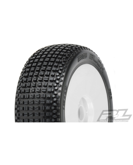 Big Blox X2 (Medium) Off- Road 1:8 Buggy Tires Mounted -  9048- 032