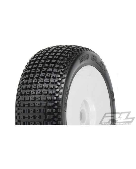 Big Blox X3 (Soft) Off- Road 1:8 Buggy Tires Mounted -  9048- 033