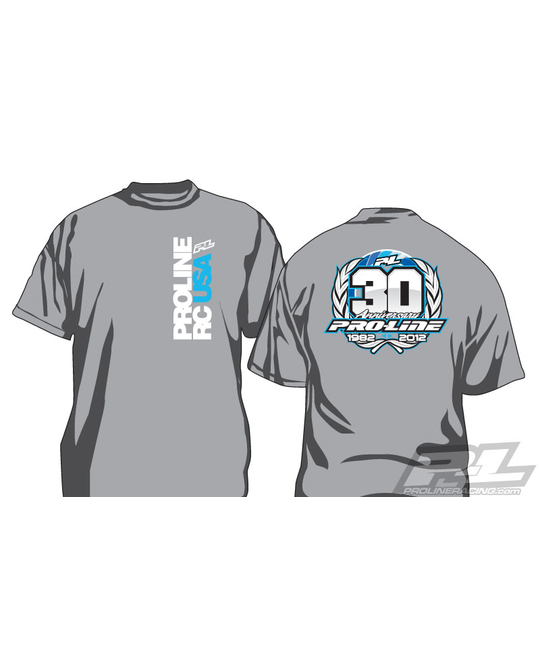 30th Anniversary Gray T- Shirt -  S -  9800- 01