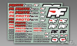 PROTOform Team Decals -  9912- 39 -  9912- 39-apparel-Hobbycorner