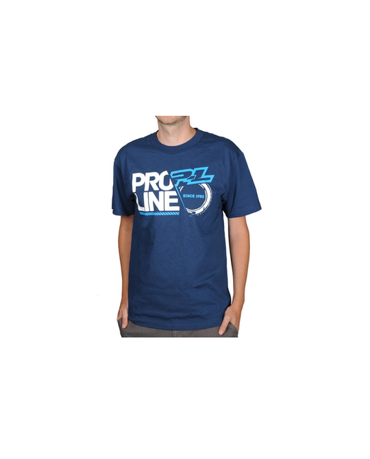 Pro- Line Stacked Dark Blue T- Shirt -  X- Large -  9997- 04