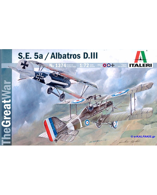 1- 72 S.E.5a & ALBATROSS D.III -  1- 1374