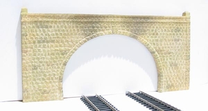 Hornby Double Stone Tunnel Portal(2) -  HOR R8511-trains-Hobbycorner