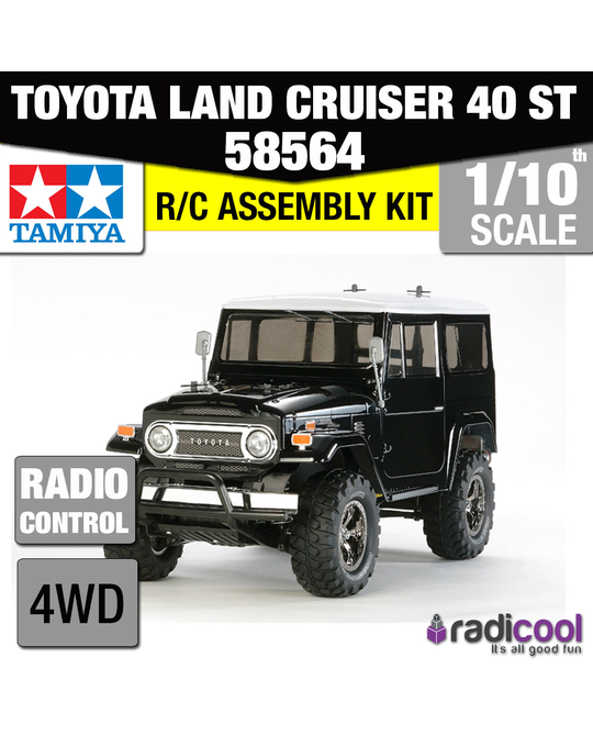 TAMIYA 1- 10 Land Cruiser 40 St Custom - 58564 - RC - Cars