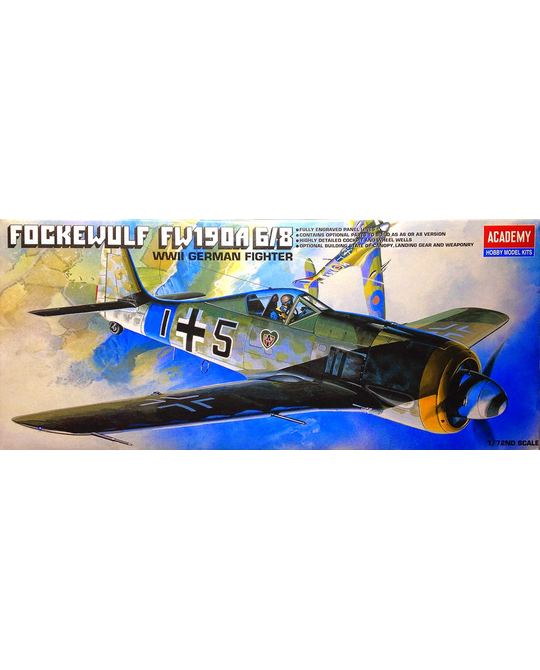 1- 72 FOCKE WULF FW190A- 6- 8 -  9- 12480