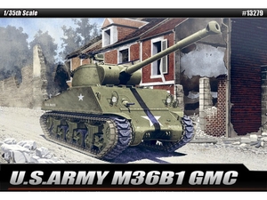1:35 U.S. ARMY M36B1 GMC TANK -  9- 13279-model-kits-Hobbycorner