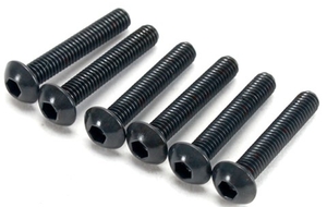 3.5 x 20mm Steel BH Screw (6) -  123520BU-nuts,-bolts,-screws-and-washers-Hobbycorner
