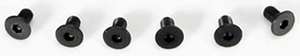 3 x 6mm Steel Flat Head Screw (cross head) (6) -  126306CR-nuts,-bolts,-screws-and-washers-Hobbycorner
