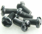 3 x 6mm Steel RH Screw (cross Head) (6) -  126306RCR