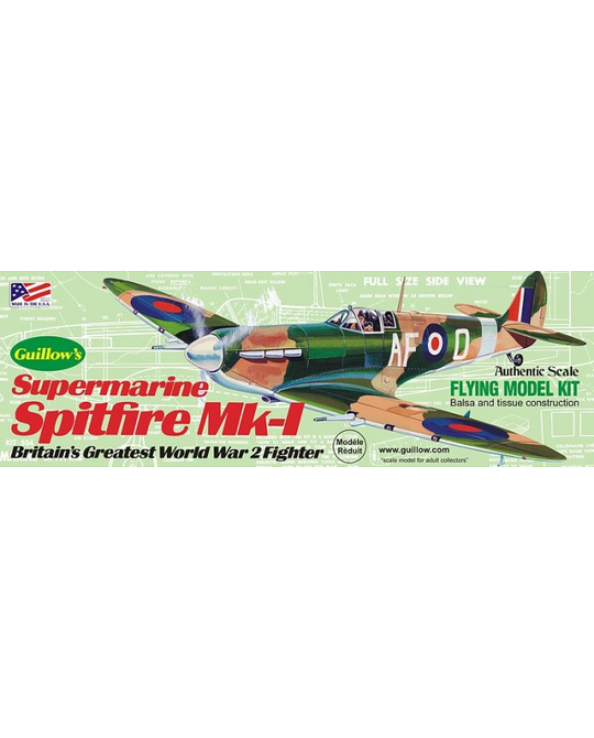 Rubber Powered Spitfire -  GUI 0504