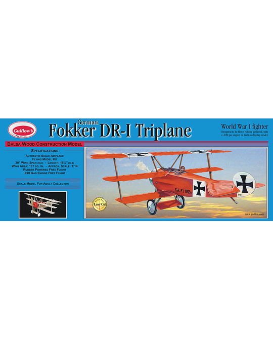 Fokker DR- 1 Triplane -  GUI 0204LC