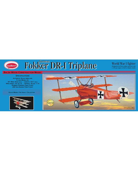 Fokker DR- 1 Triplane -  GUI 0204LC