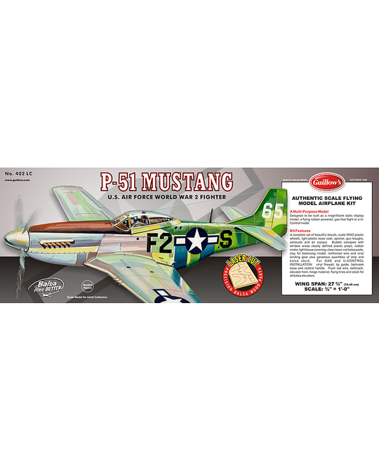 P- 51 Mustang -  GUI 0402LC