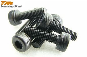 Screws Cap Head 3 x 10mm (6 pcs) -  126310C-nuts,-bolts,-screws-and-washers-Hobbycorner
