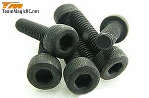 Screws Cap Head 3 x 14mm (6 pcs) -  126314C-nuts,-bolts,-screws-and-washers-Hobbycorner