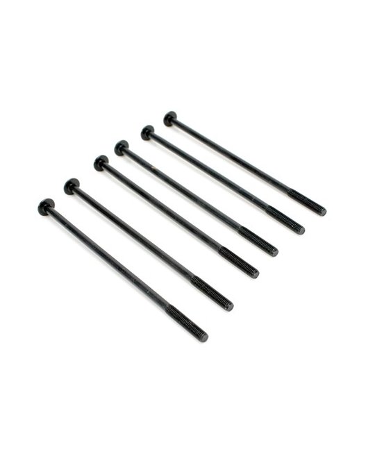 Screws Button Head 3 x 80mm (6 pcs) -  126380RCR