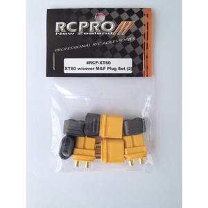 XT60 Plug w/cover 2 pairs -  RCP- XT60-electric-motors-and-accessories-Hobbycorner