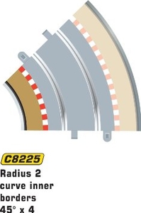 R2 Borders Inner (4) -  SCA C8225-slot-cars-Hobbycorner