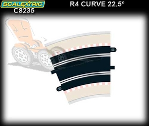 Scalextric R4 Curve 22.5deg (2pack) -  SCA C8235-slot-cars-Hobbycorner