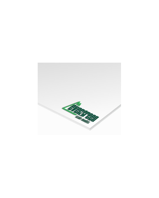 Styrene White Sheet 15X29CM X1.5MM (1) -  May- 60