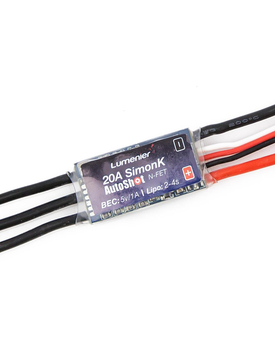 Mini 20A ESC w/ SimonK AutoShot, 5V/1A BEC (2- 4s) -  2740