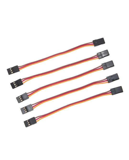 Male to Male Servo Extension Cable 26AWG -  JR Style (5 pcs)(10cm) -  1598
