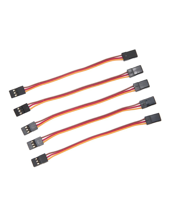 Male to Male Servo Extension Cable 26AWG -  JR Style (5 pcs)(10cm) -  1598