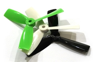 Indestructible 4045 Tri- Blade Bullnose -  White -  T4045BN- WHITE-drones-and-fpv-Hobbycorner
