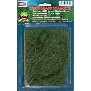 Wire Foliage Branches Lt Green -  JTT95519-trains-Hobbycorner