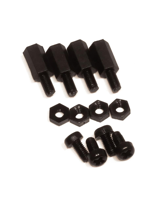 Black Polyamide Standoff Set 10mm -  1245